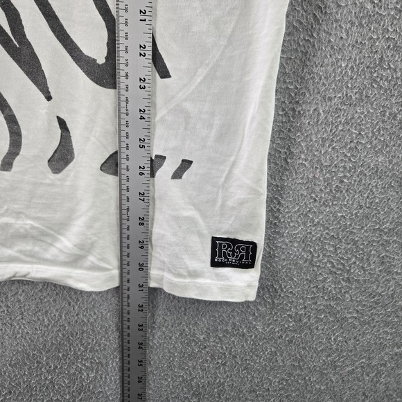 Rock Revival Men Shirt XL White Graphic Logo Short Sleeve - Picture 4 of 7